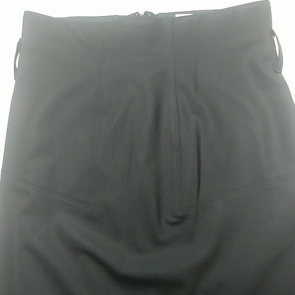 Club Monaco high waist wool blend chic black pencil skirt (belt missing) EUC - Picture 5 of 7